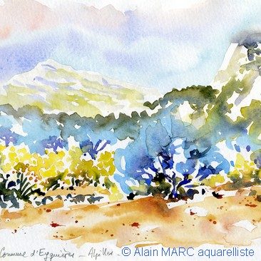 Alain MARC peintre, carnettiste, aquarelliste, maître de stages - marc-art